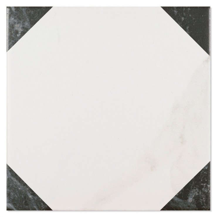 Pissano Marmor Klinker Viktoriano Oktagono Vit Matt 15x15 cm-0